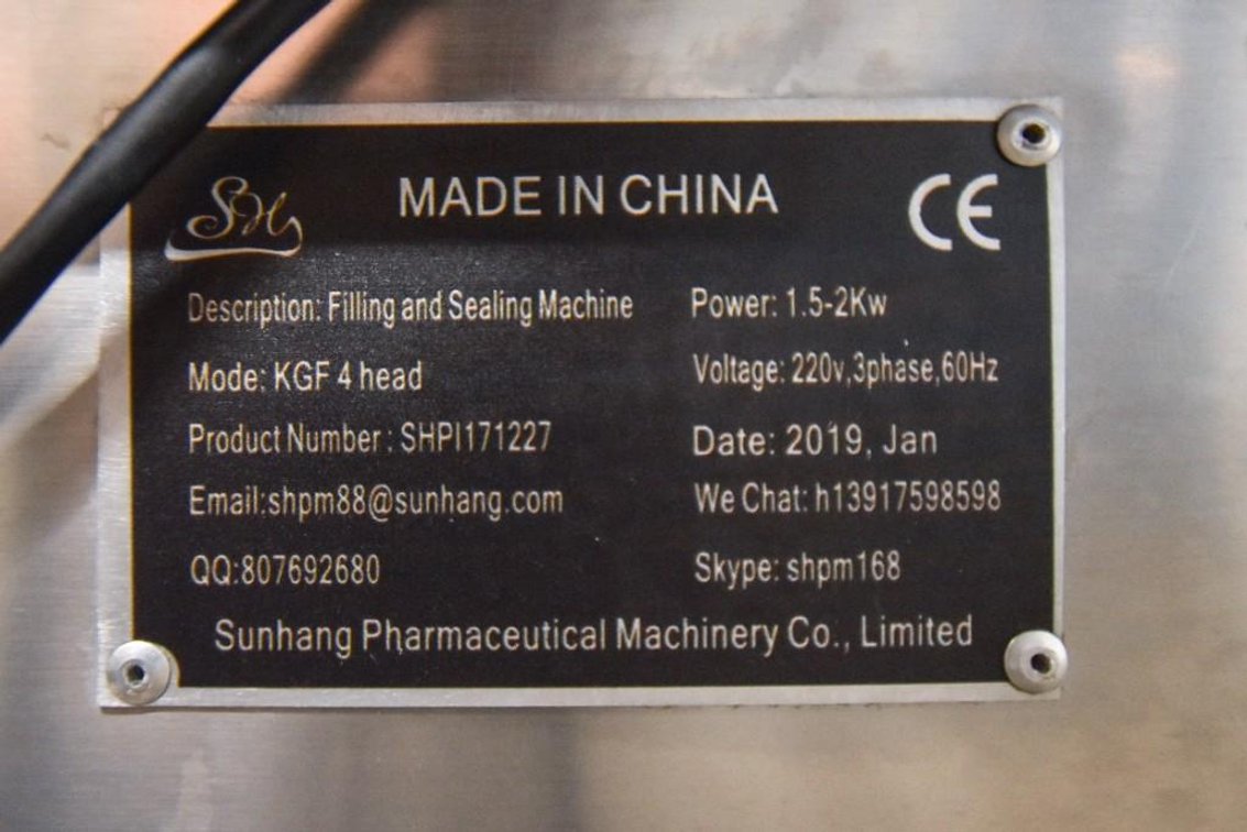 Image for MJK2094 KGF 4 Head Filler and Sealer w/ Infeed Table 36