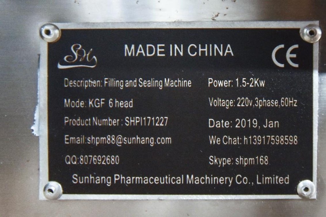 Image for MJK2098 KGF 6 Head Liquid Filler and Seal