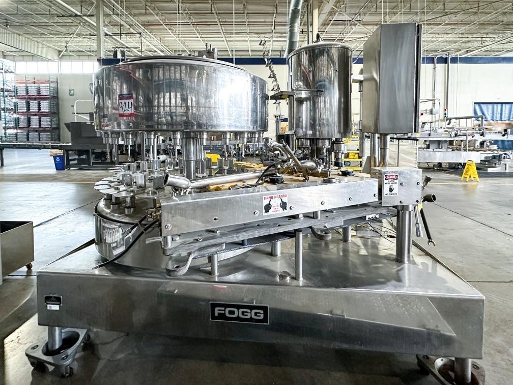 Image for MJK2519 15 Head Fogg Rotary Filler and Capper with Elevator
