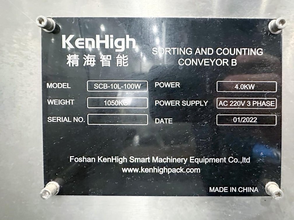 Image for MJK2486 Transfer Conveyor/ Checkweigher for stick packs
