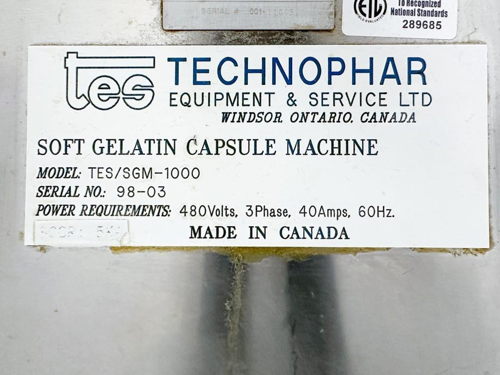 Image for MJK2497 Technophar TES/SGM- 1000 Soft Gel Tumbler 5 Baskets