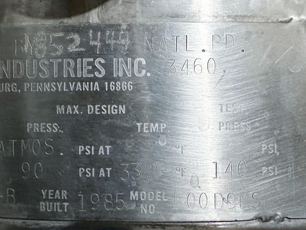 Image for MJK2500 500 Gallon Jacketed Kettle Lee Industries Inc