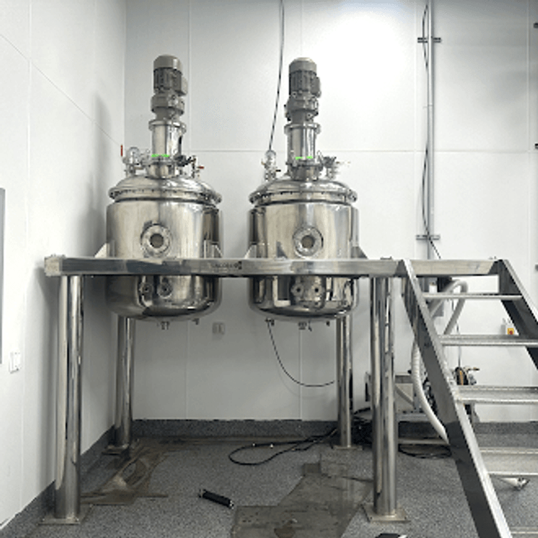 Image for MJK2517 300 Liter Dual Gelatin Reactor Kitchen with Mezzanine