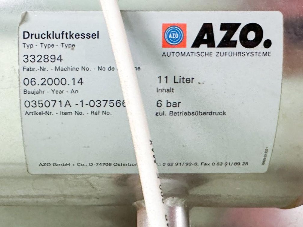 Image for MJK2521 Azo Vibratory Powder System Model: VIBRATIONSBODEN 1100 B MS