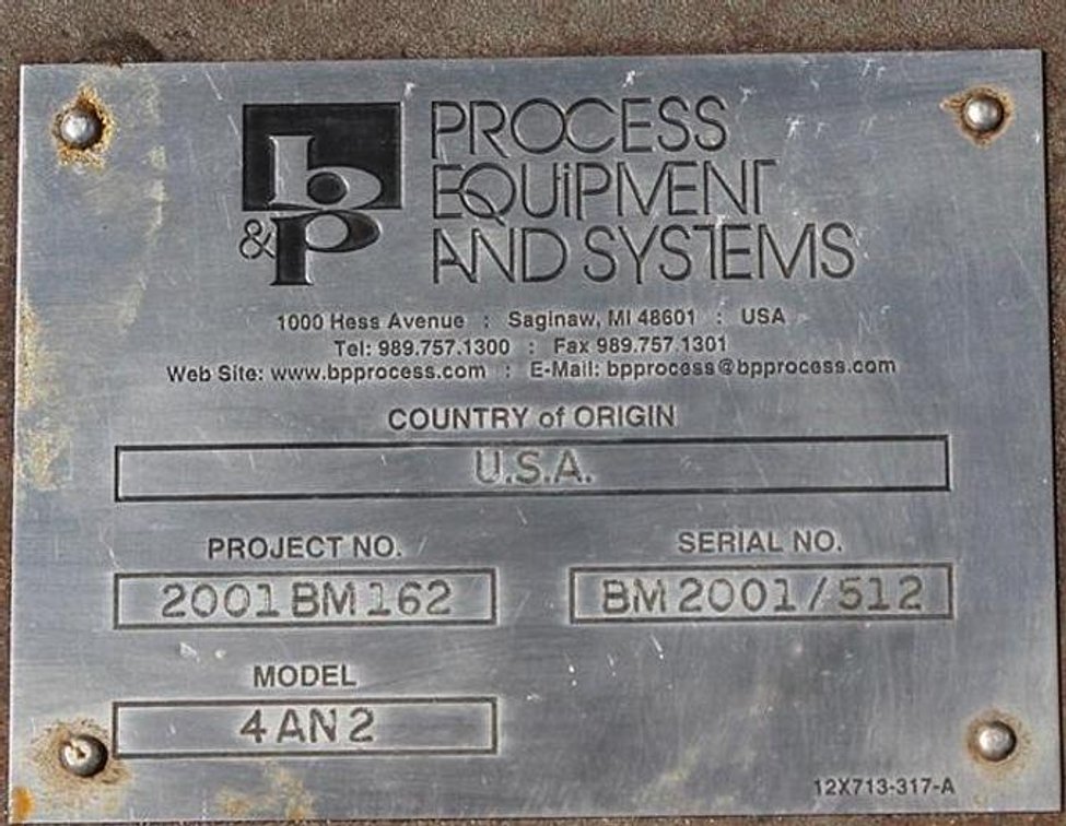 Image for ***SOLD*** MJK1286 Process Equipment Model 4AN2 Jacketed Sigma Blade Mixer,
