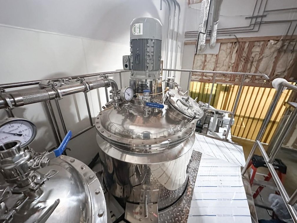 Image for ***SOLD*** MJK2572 NEW - SV3000 Sky Softgel Encapsulation Machine and Mixing Tanks Suite