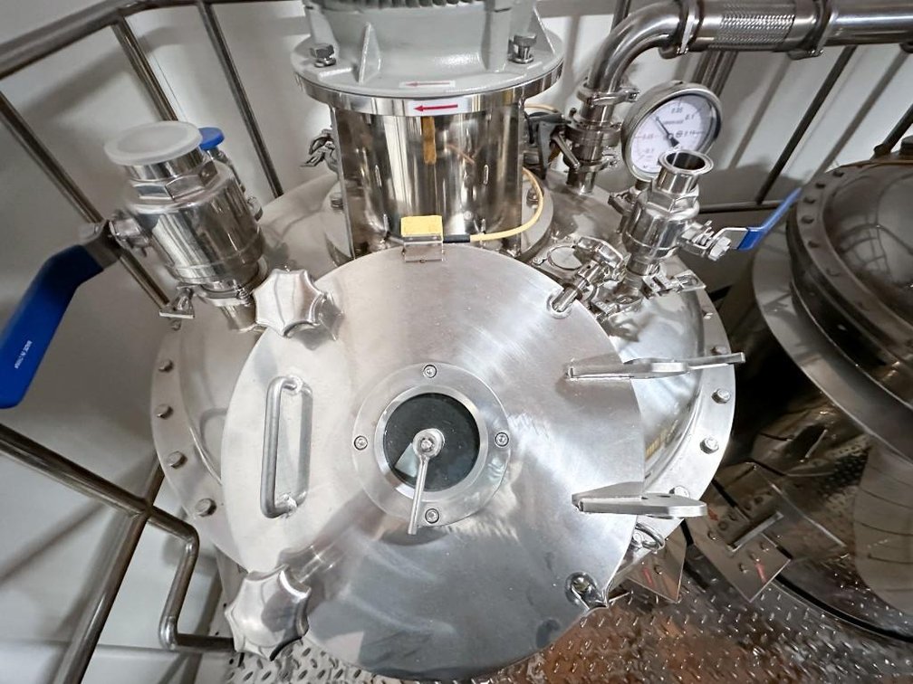 Image for ***SOLD*** MJK2572 NEW - SV3000 Sky Softgel Encapsulation Machine and Mixing Tanks Suite