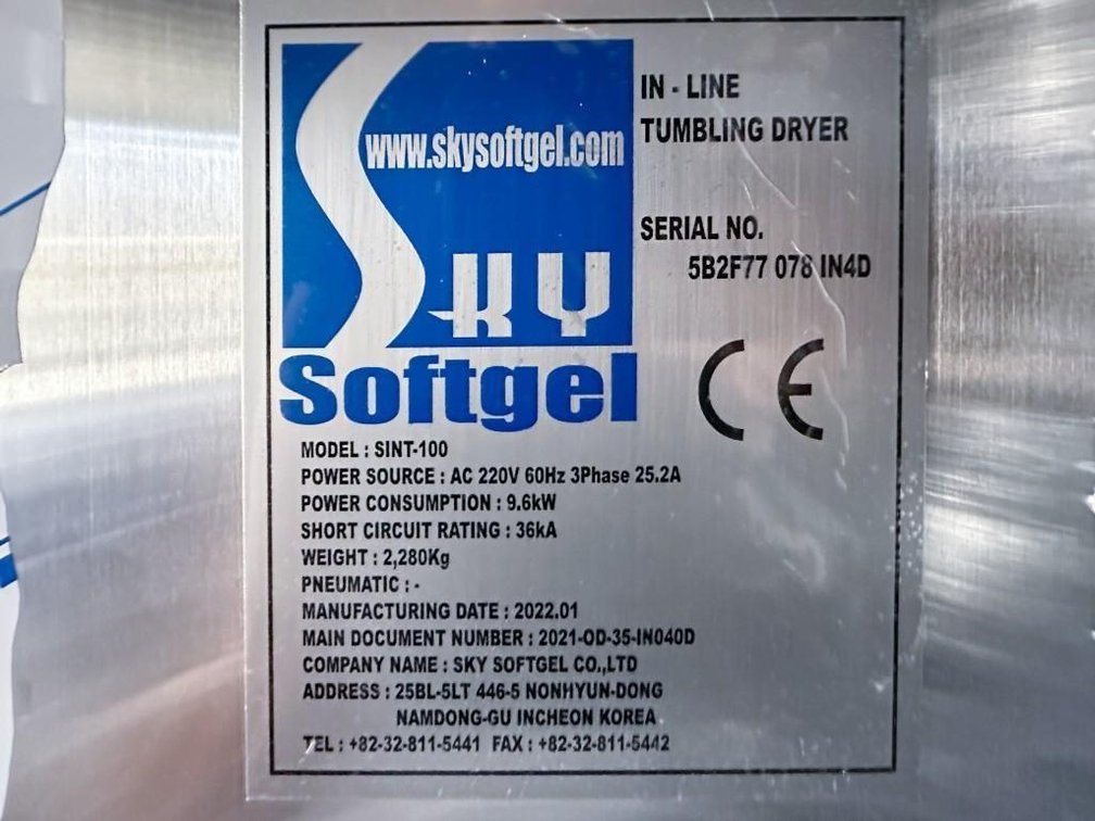 Image for ***SOLD*** MJK2572 NEW - SV3000 Sky Softgel Encapsulation Machine and Mixing Tanks Suite