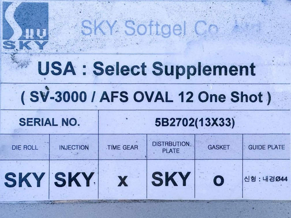 Image for ***SOLD*** MJK2572 NEW - SV3000 Sky Softgel Encapsulation Machine and Mixing Tanks Suite