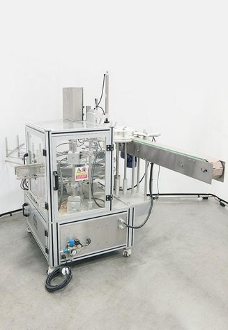 Image for MJK2593 CSC50A Automatic Cartoning Machine with Conveyor and Bottle Insert Station