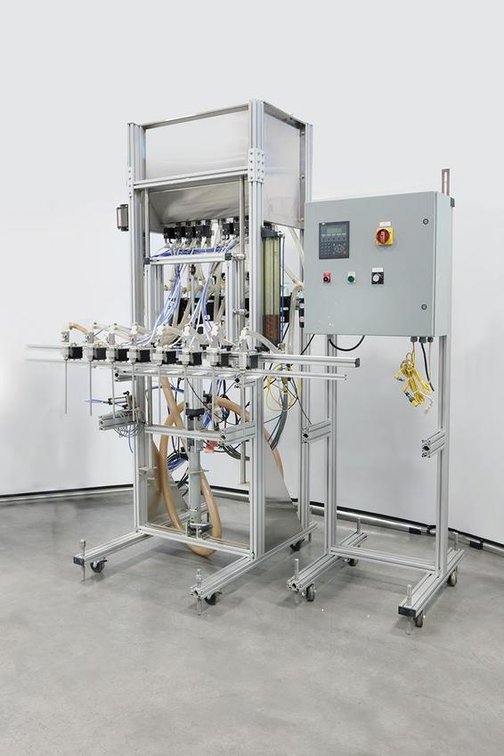 Image for MJK2594 Equipment Express Eight (8) Head Gravity Filler