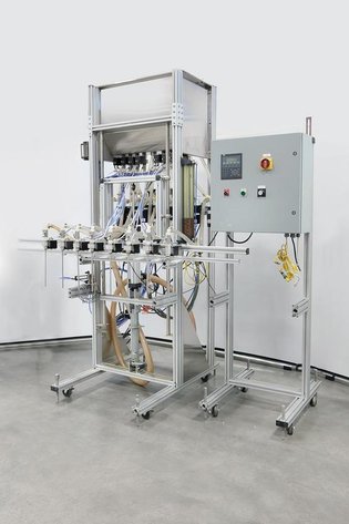 Image for MJK2594 Equipment Express Eight (8) Head Gravity Filler