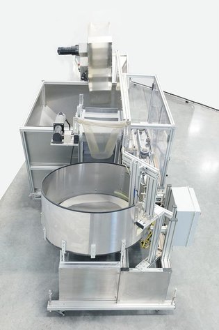 Image for MJK2595 Equipment Express Bottle Unscrambler with Elevator