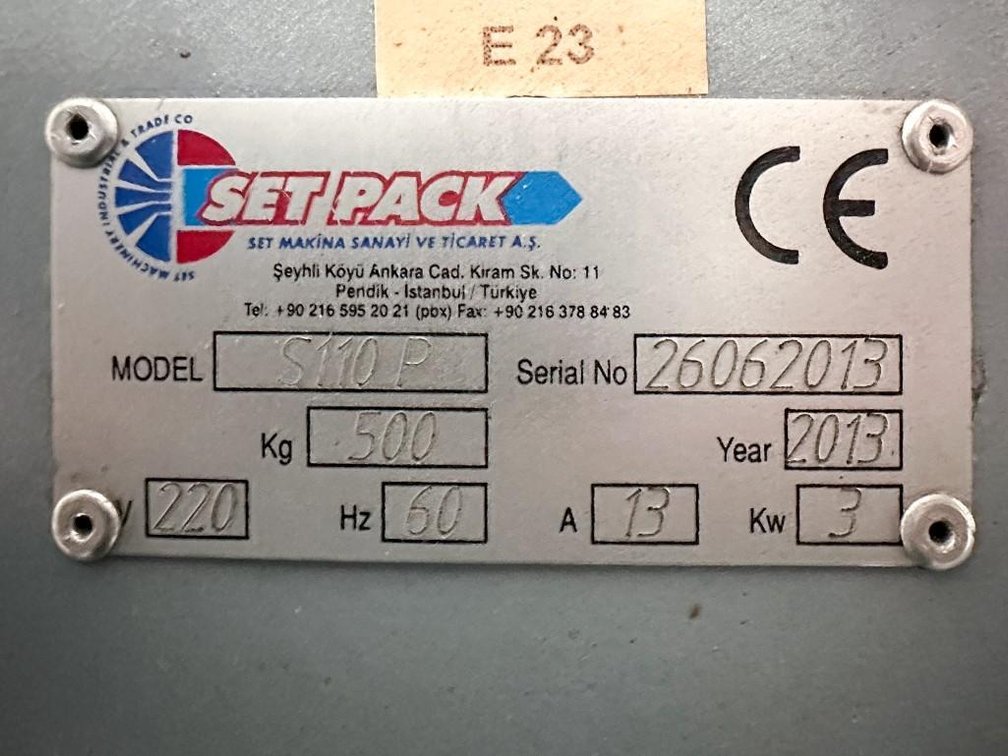 Image for MJK2636 Setpack S110 Sachet Machine