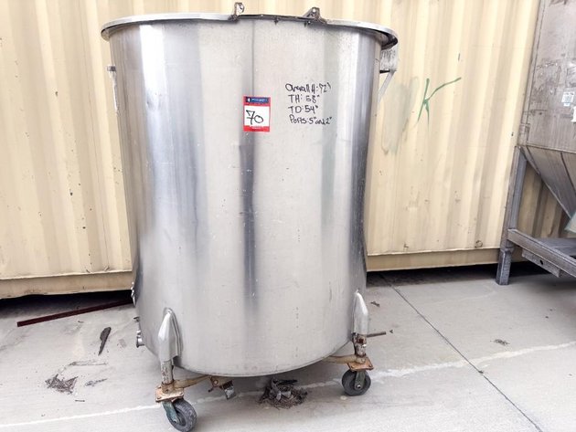 Image for MJK2658 575 Gallons Stainless Steel Liquid Holding Tank