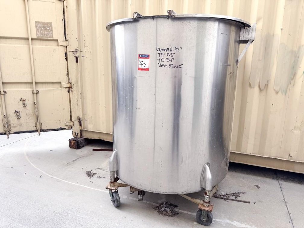 Image for MJK2658 575 Gallons Stainless Steel Liquid Holding Tank