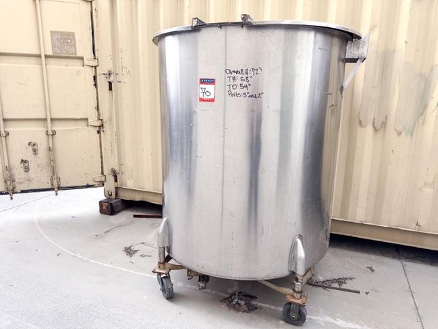 Image for MJK2658 575 Gallons Stainless Steel Liquid Holding Tank