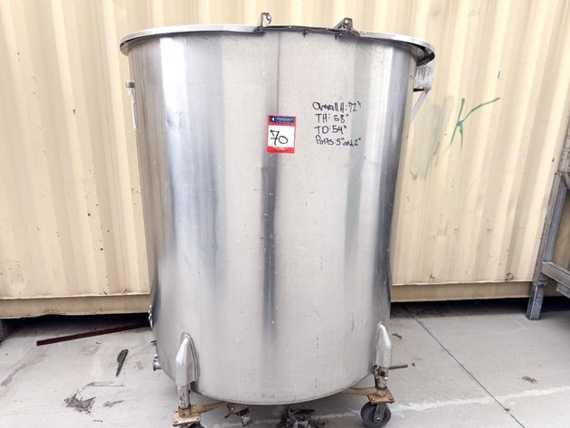 Image for MJK2658 575 Gallons Stainless Steel Liquid Holding Tank