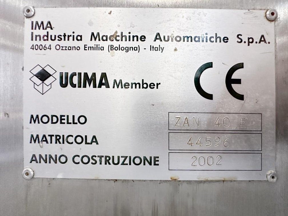 Image for MJK2678 IMA Zanasi Model 40E Automatic Liquid Capsule Filling Machine