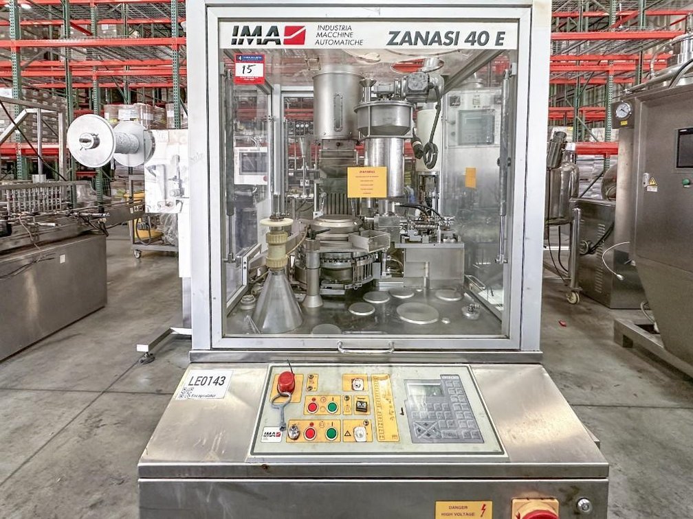 Image for MJK2678 IMA Zanasi Model 40E Automatic Liquid Capsule Filling Machine