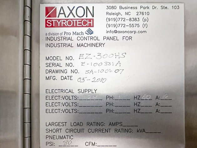 Image for MJK2688 Axon EZ Seal 300 HS (Shrink sleeve labeler)