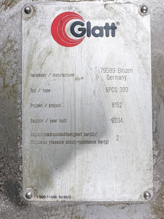 Image for MJK2695 Complete Glatt GPCG-300 Fluid Bed Processing System