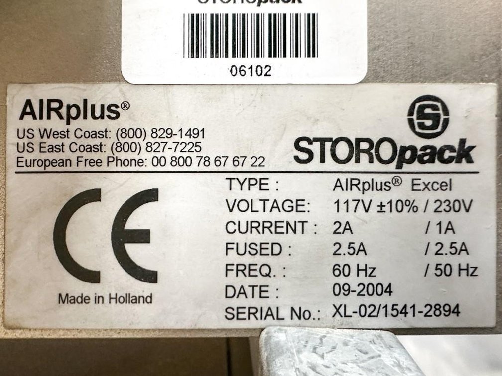 Image for MJK2702 Storopack AIRplus Excel Inflatable Cushion Packaging System AIRplus Excel