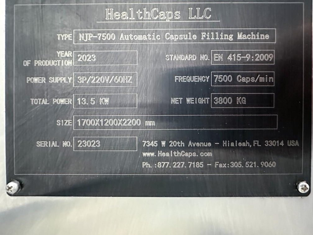 Image for MJK2707 NJP- 7500 Fully Automatic Encapsulation Machine