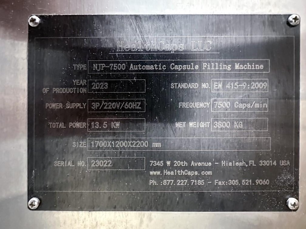 Image for MJK2708 NJP- 7500 Fully Automatic Encapsulation Machine