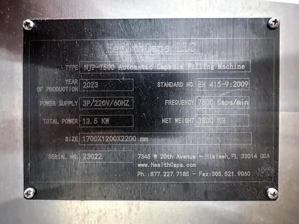 Image for MJK2708 NJP- 7500 Fully Automatic Encapsulation Machine