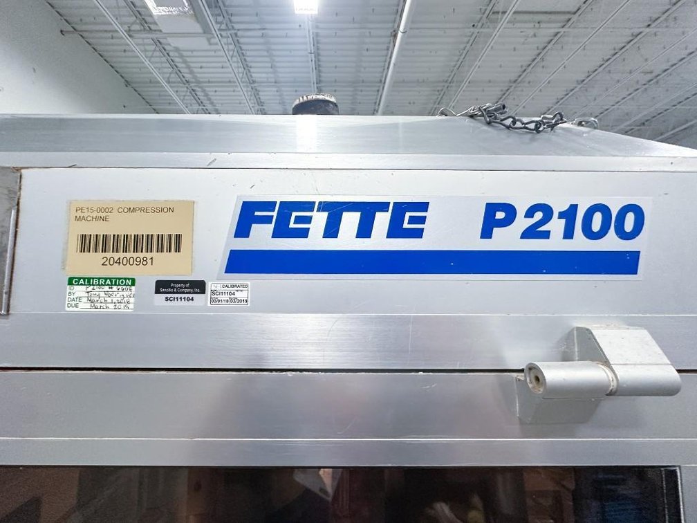 Image for MJK2713 Fette 36 Station Tablet Press P2100