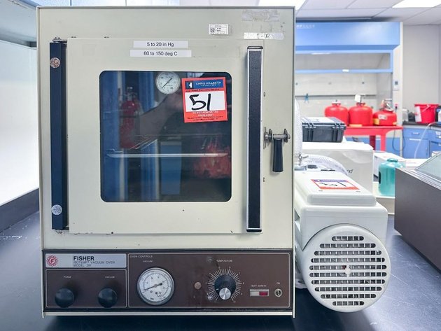 Image for MJK2715 Fisher Scientific Isotemp Vacuum Oven Model 281 w/ Edwards Vacuum Pump – Complete Lab System