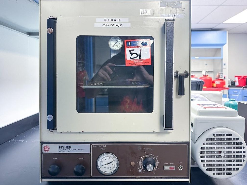 Image for MJK2715 Fisher Scientific Isotemp Vacuum Oven Model 281 w/ Edwards Vacuum Pump – Complete Lab System