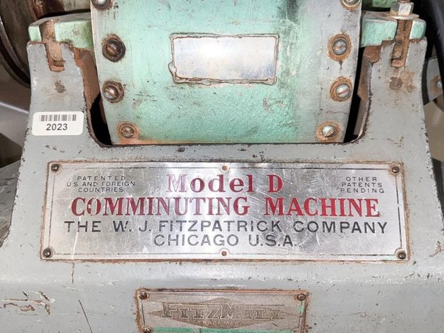Image for MJK2720 Fitzpatrick Comminuting Machine