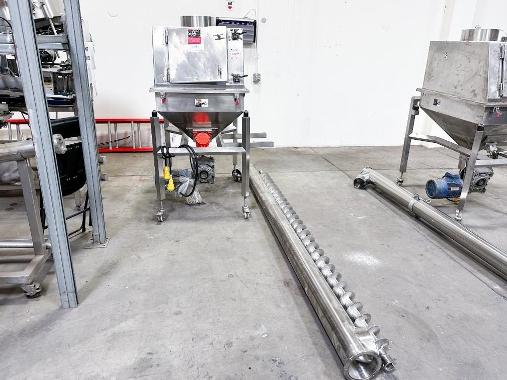 Image for MJK2725 All Fill Powder Hopper with Auger Screw Elevator