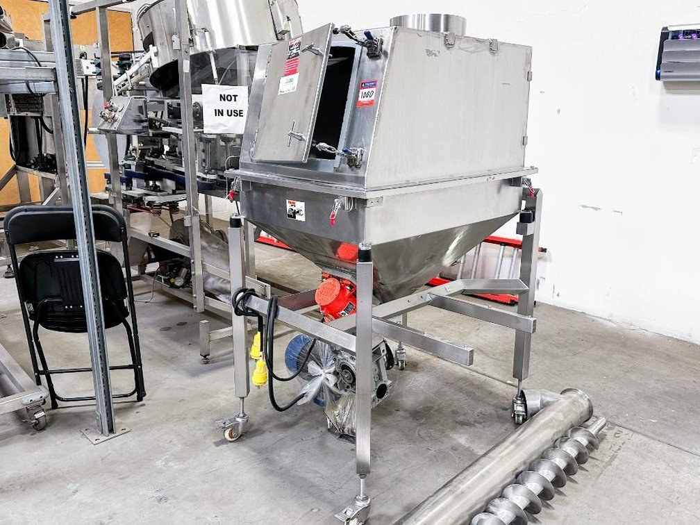 Image for MJK2725 All Fill Powder Hopper with Auger Screw Elevator