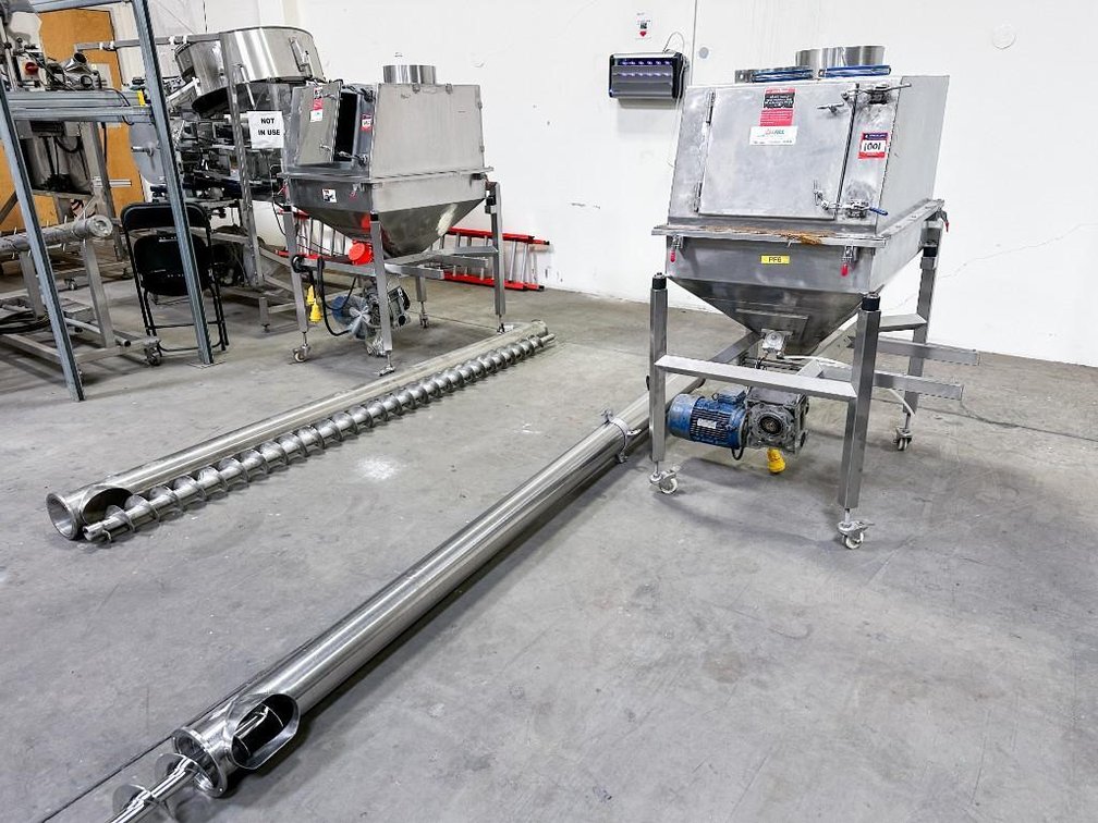 Image for MJK2726 All Fill Powder Hopper with Auger Screw Elevator