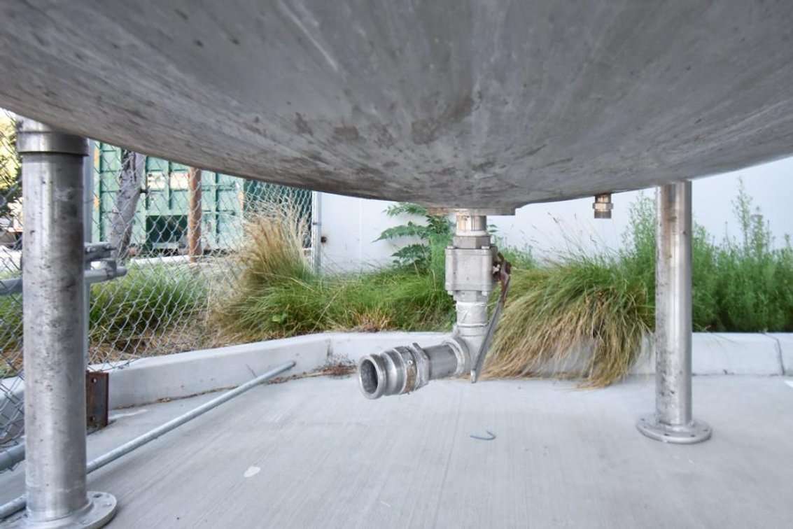 Image for ***SOLD*** MJK2215 Stainless Steel Dish Bottom Tank, approximately 2,000 Gallon capacity