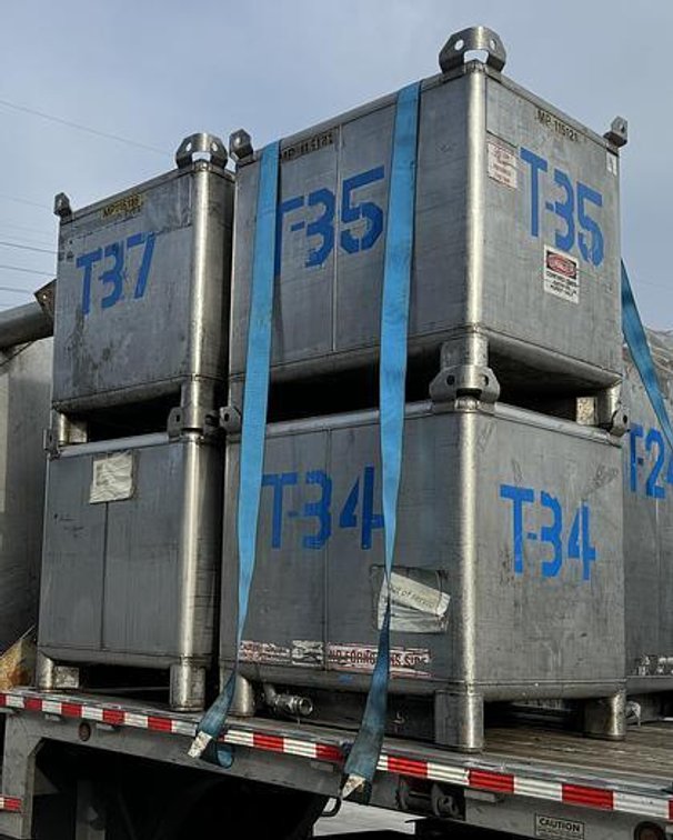 Image for MJK2263 350 Gallon SS Tote