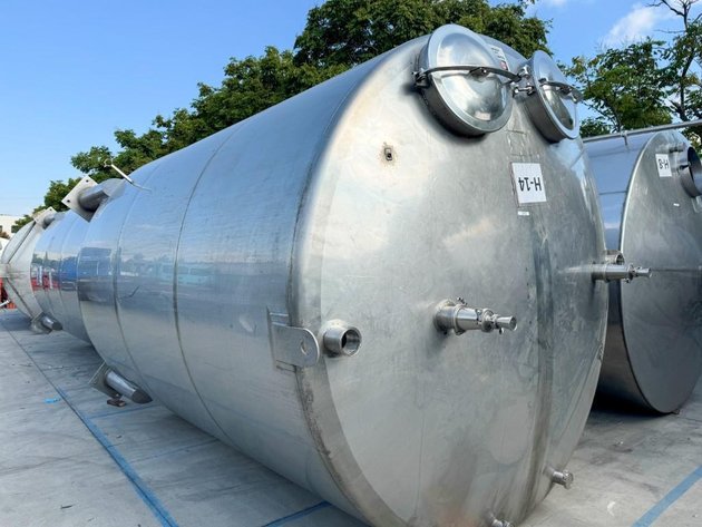 Image for ***SOLD*** MJK2271 Stainless steel Dual Compartment Single Wall StorageTank 6000 Gallons