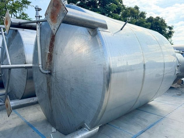Image for ***SOLD*** MJK2271 Stainless steel Dual Compartment Single Wall StorageTank 6000 Gallons