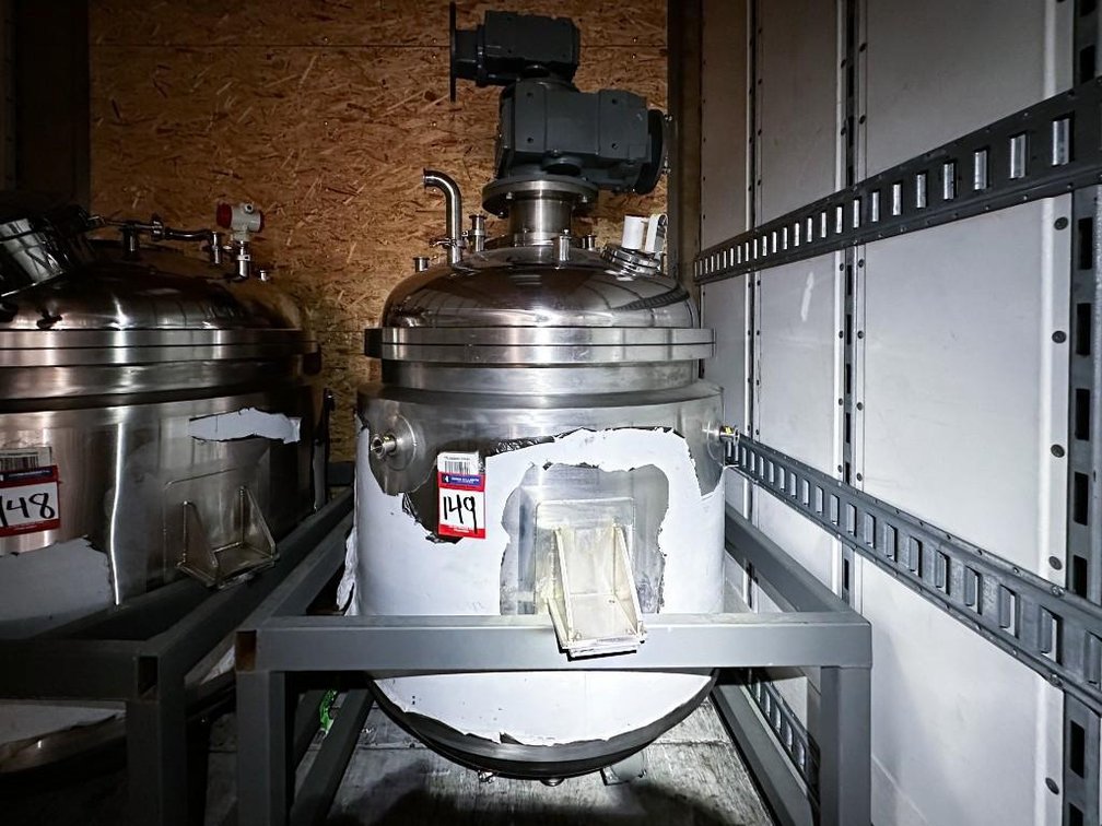 Image for MJK1909 New, 500 Liter SS Fully Jacketed Vacuum Triple Motion Mixing Kettle
