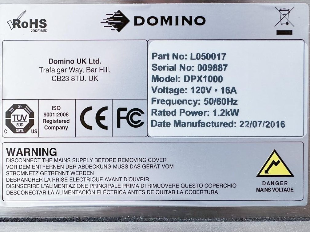 Image for MJK2396 Domino 620i Laser printer
