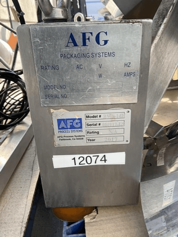 Image for MJK1935 AFG Process Systems RBM-8 Bag Filler And Sealer With Overhead Scale