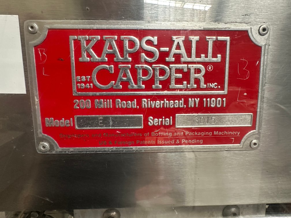 Image for MJK2424 KAPS ALL Capper with Hopper MDL E Spindle