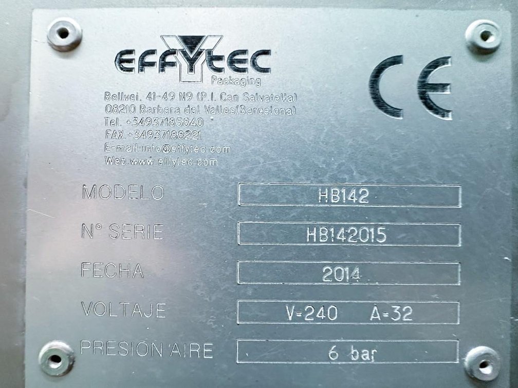 Image for MJK2425 Effytec Pouch Filling machine HB142