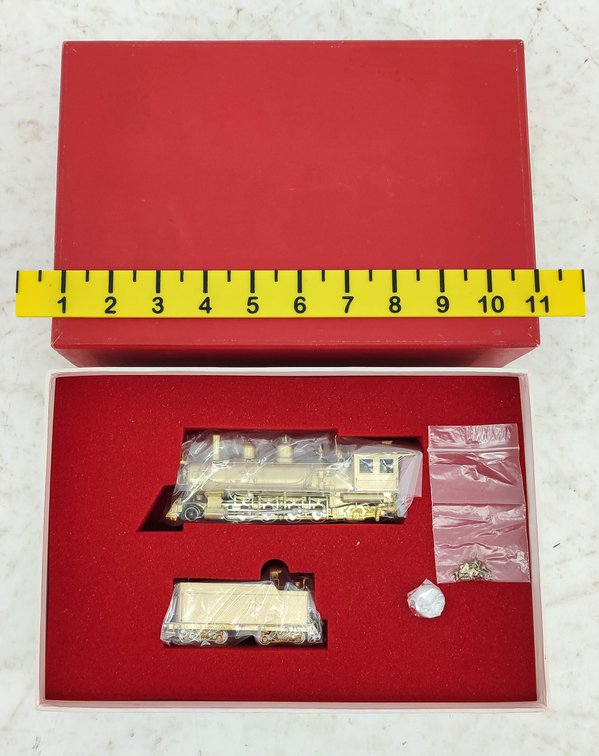 WESTSIDE MODEL BRASS D&RGW K-27 2-8-2 STEAM SLIDE VALVE LOCO W/TENDER INV 261220018