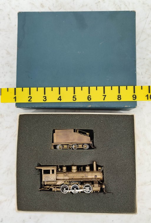 UNITED MODELS BRASS CSTPM&O 0-6-0 STEAM LOCO W/TENDER INV 261220023