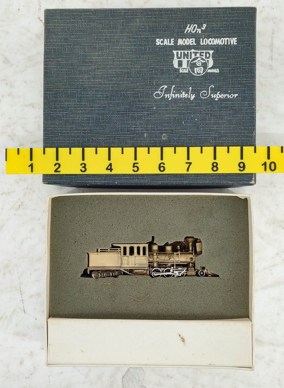 UNITED SCALE MODELS BRASS HON3 DSP&P "MASON BOGIE"2-6-6T STEAM LOCO INV 261220022