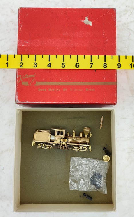 KATSUMI BRASS 2-TRUCK SHAY STEAM LOCO INV 261220031